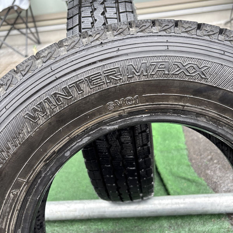 145R12 8PR. LT DUNLOP SV01 年式古め　2本セット　4,000円