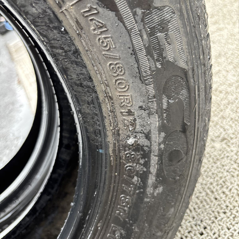 145/80R12 LT ブリヂストン R710 夏タイヤ2本セット:4500円