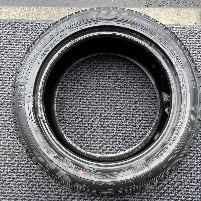 245/50R18 DUNLOP WM03 中古スタッドレスタイヤ1本:12000円