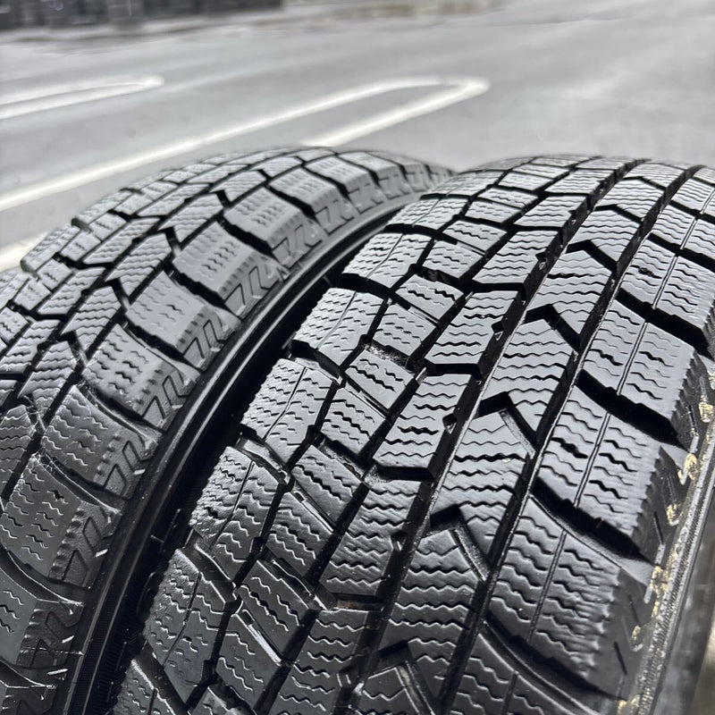 155/65R14 DUNLOP WM02 中古スタッドレスタイヤ２本セット:7500円