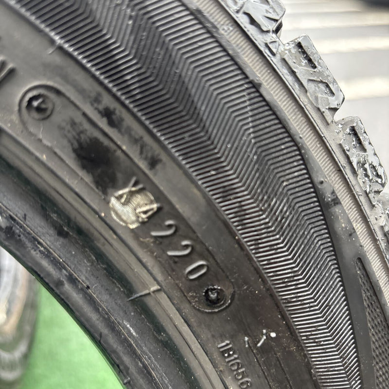 155/65R14 DUNLOP WM02 中古スタッドレスタイヤ２本セット:7500円