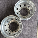 アルミホイール　22.5×8.25 10穴 (11R 22.5及び275/80R22.5などに使用) 　2本セット：35000円