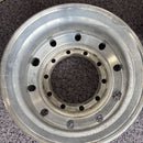 アルミホイール　22.5×8.25 10穴 (11R 22.5及び275/80R22.5などに使用) 　2本セット：35000円