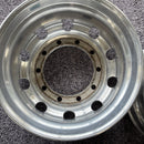 アルミホイール　22.5×7.50 . 10穴 (11R 22.5及び275/80R22.5などに使用) ISO方式　激安 2本セット：35500円