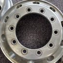 アルミホイール　22.5×7.50 . 10穴 (11R 22.5及び275/80R22.5などに使用) ISO方式　激安 2本セット：35500円