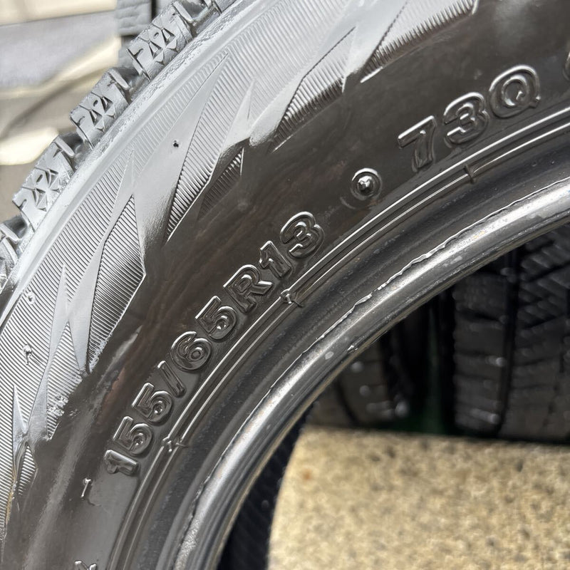 155/65R13 BRIDGESTONE VRX2 中古スタッドレスタイヤ4本セット:12000円