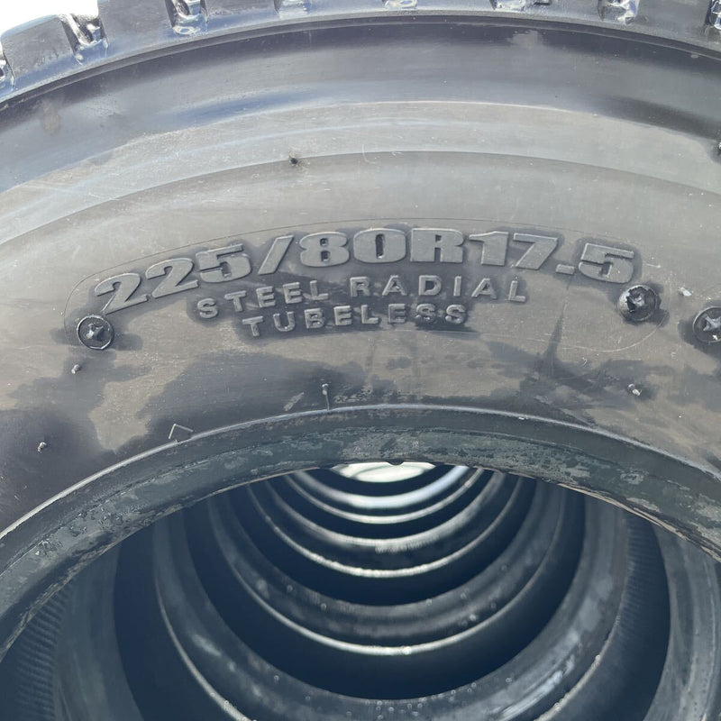 225/80R17.5 DUNLOP, SP001 激安美品　2024年製 6本セット:48,000円