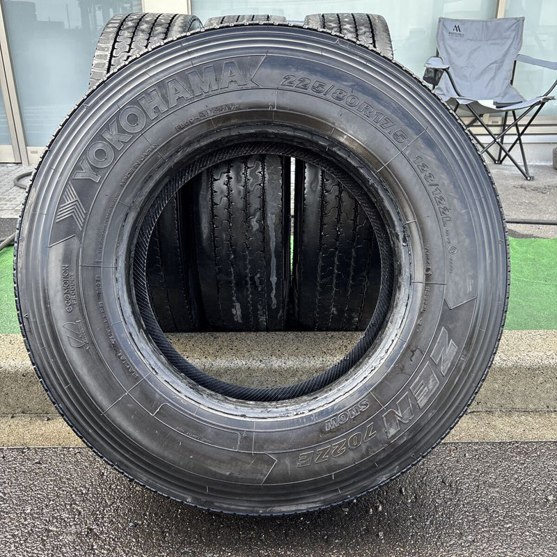 225/80R17.5 123/122L YOKOHAMA ZEN702ZE 4本セット:25000円