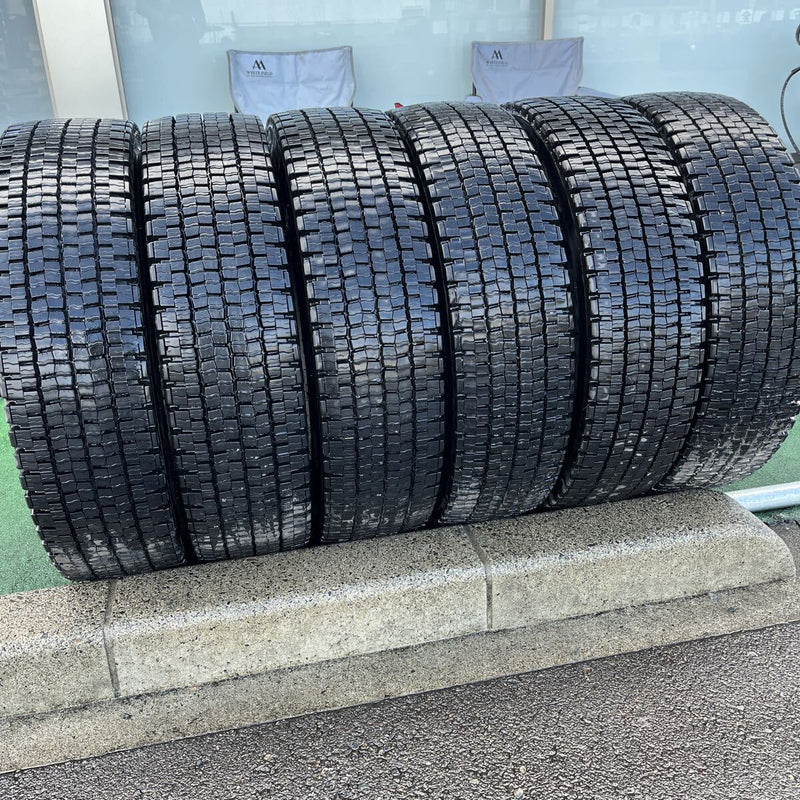 225/80R17.5 DUNLOP, SP001 激安美品　2022年製〜2024年製 6本セット:48,500円