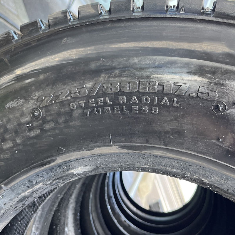 225/80R17.5 DUNLOP, SP001 激安美品　2022年製〜2024年製 6本セット:48,500円