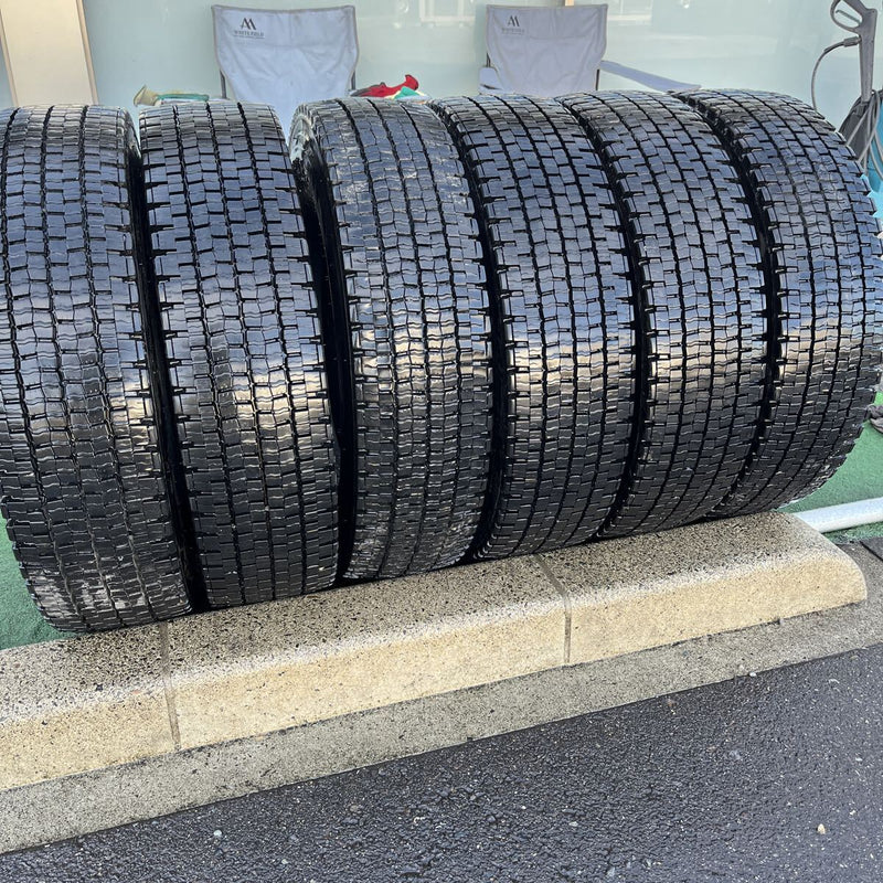 225/80R17.5 DUNLOP, SP001 激安美品　2024年製 6本セット:49,500円
