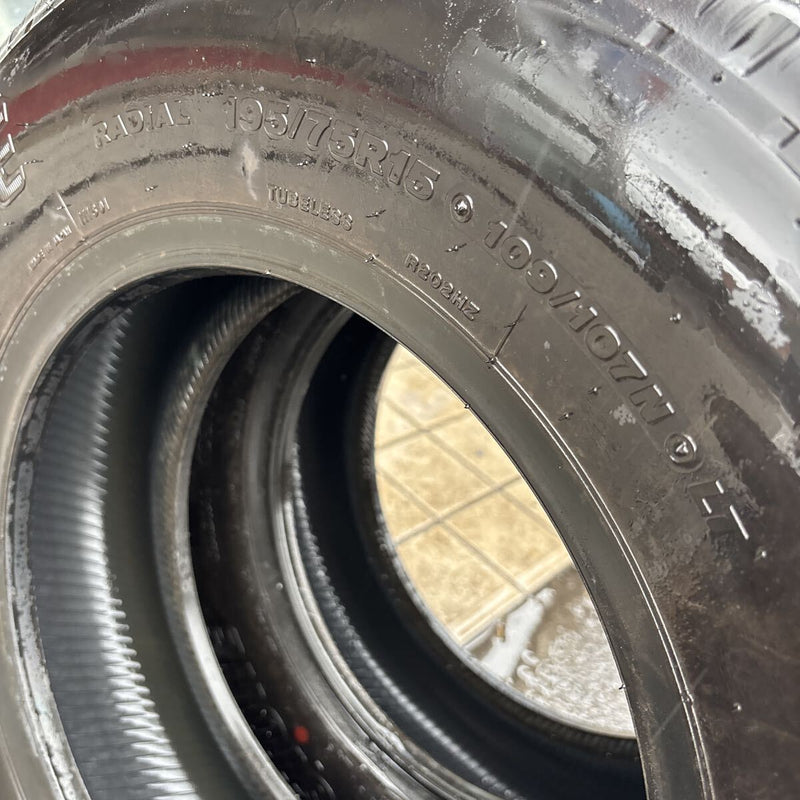 195/75R15 BRIDGESTONE R202 2024年製 夏タイヤ2本セット:12000円