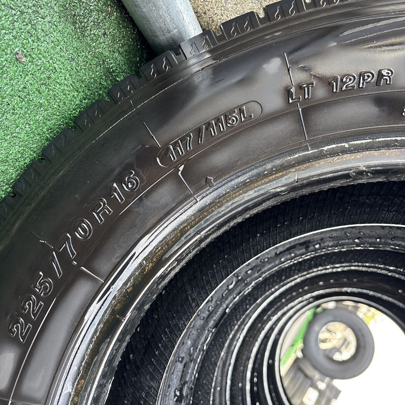 225/70R16 12PR YOKOHAMA IG91 中古スタッドレス　6本セット:33000円