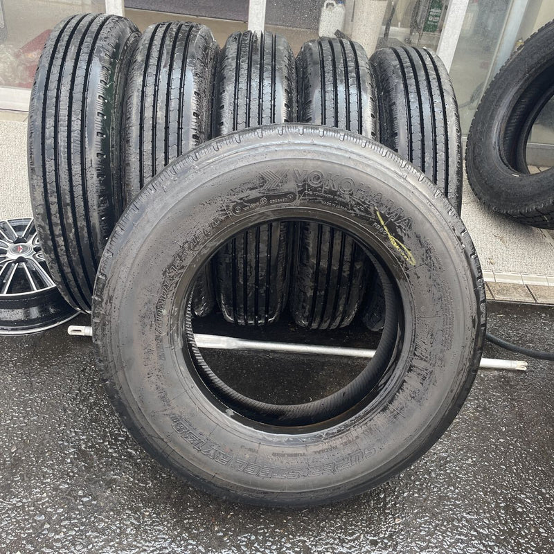 225/80R22.5 ヨコハマ　ほぼ新品　激安美品　2021年製　6本セット：50000円