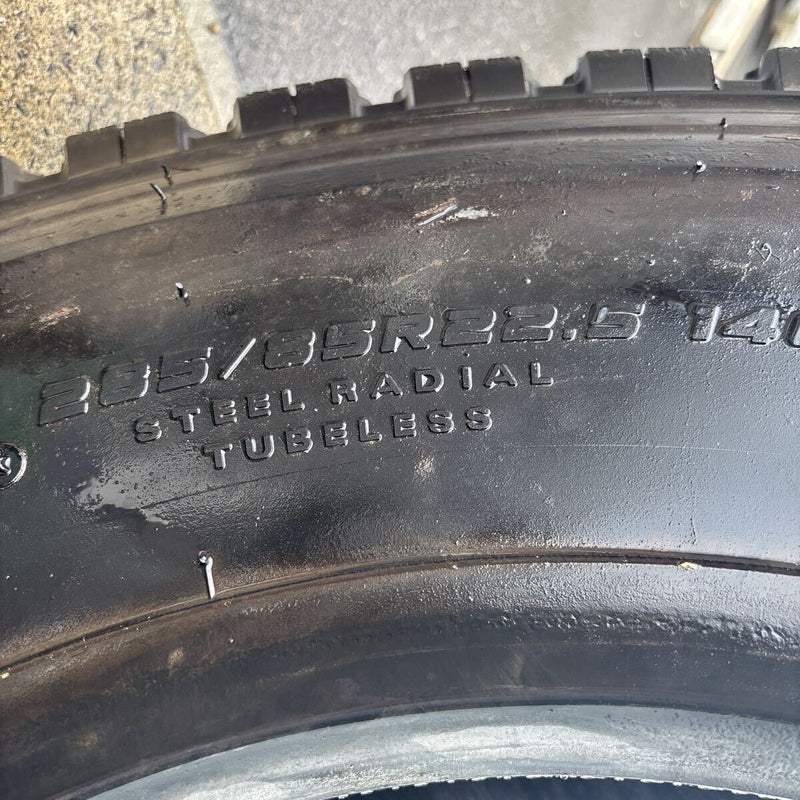 285/85R22.5 DUNLOP. SP061. 　激安美品　2022年製　1本セット：20000円