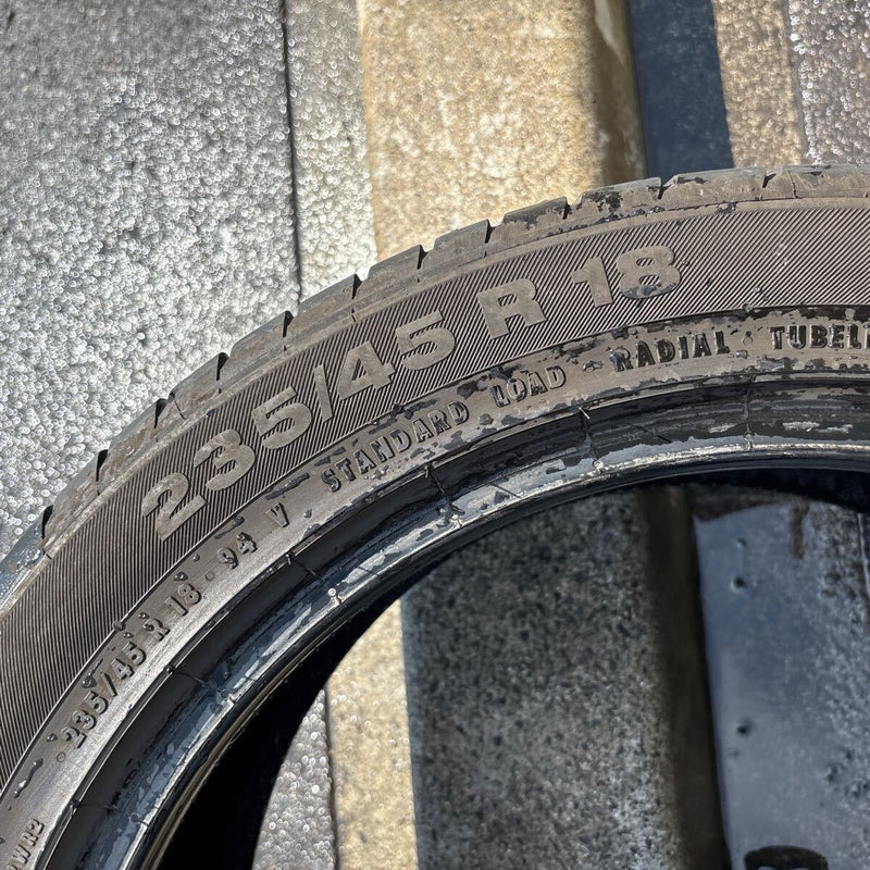 235/45R18 コンチネンタル　夏タイヤ1本:7000円
