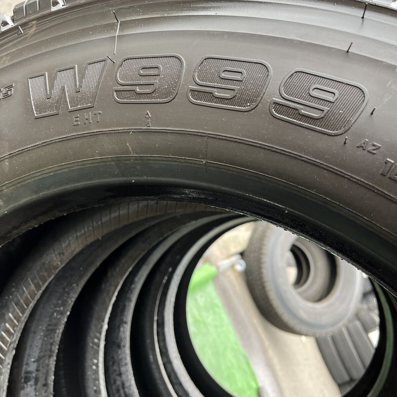 265/60R22.5 BRIDGESTONE, W999 激安美品　2024年製 4本セット:52,000円
