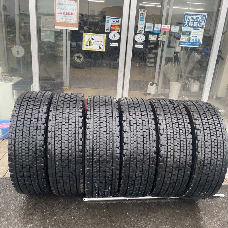 265/60R22.5ブリヂストン　W900 2023年 中古スタッドレスタイヤ 6本セット:56000円