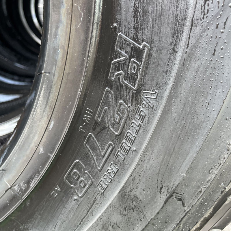 285/85R22.5 BRIDGESTONE. R278. 2024年製　　　激安美品　　8本セット:176000円