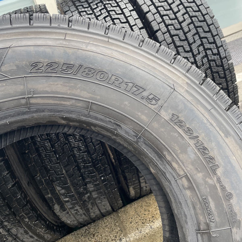 225/80R17.5 中古地山　ヨコハマ　9分山　激安美品　6本セット:58000円