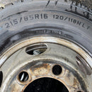 215/85R16 ホイールセット　DUNLOP, SPLT22 いすゞ　16×6.0J 6H 4本セット:48,000円