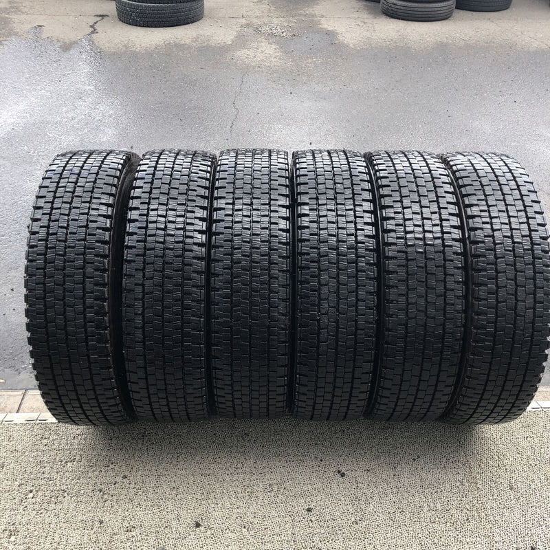 225/80R17.5 DUNLOP SP001R 再生　スタッドレス　6本セット:36000円