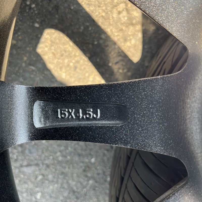 165/65R15 グッドイヤー　ホイールセット　2025年製 15×4.5J PCD100, 4H, ET45 　4本セット:30,000円