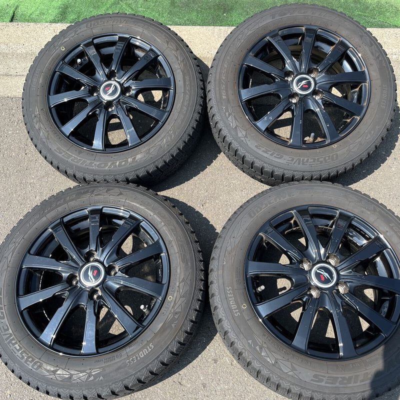 165/65R14 スタッドレスホイールセット中古品　TOYO,　　GIZ2, 14×5.5J, PCD100, 4H 4本セット:28,000円