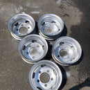 鉄ホイール　15×5 5穴(195/75R15などのトラックタイヤに使用) 4本＋1本セット：17000円