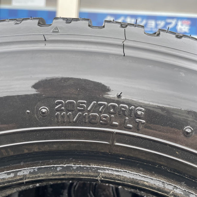 205/70R16 中古地山　ダンロップ　激安美品　　6本セット:32000円