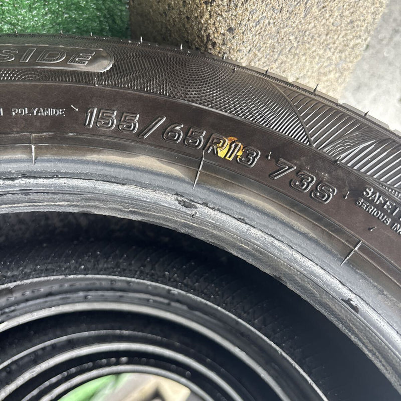 155/65R13 FALKEN SN832 中古夏タイヤ　4本セット:13000円