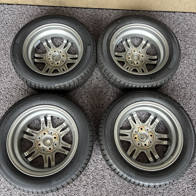 155/65R14 YOKOHAMA ホイール付 スタッドレスタイヤ4本セット:33000