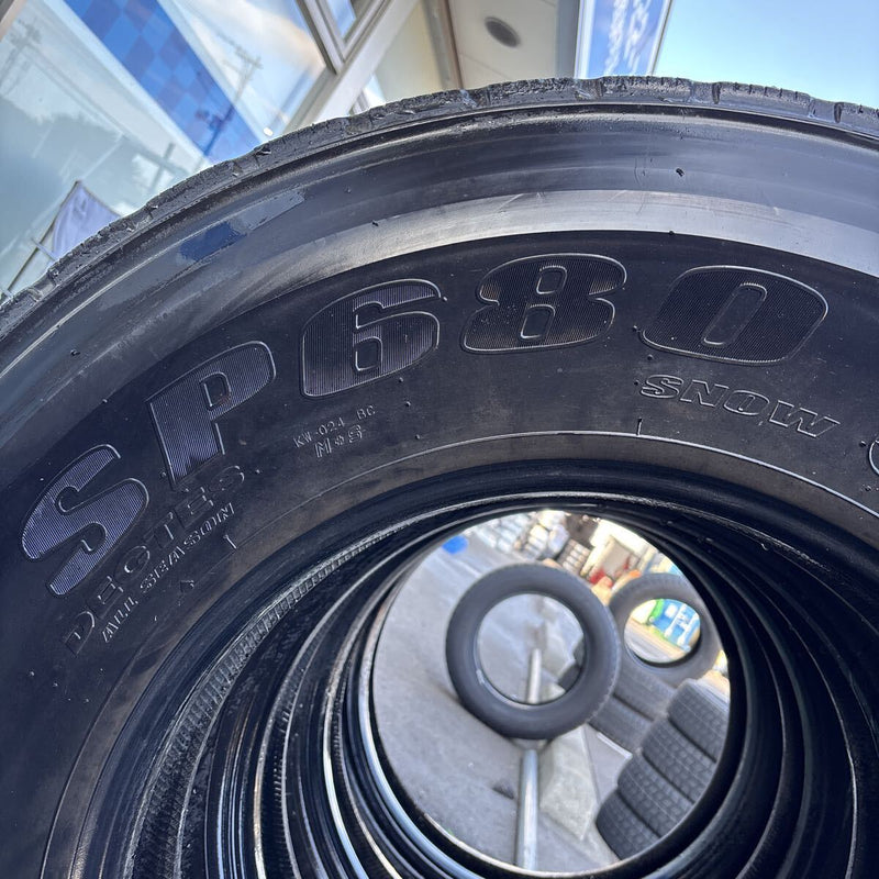 11R22.5 DUNLOP SP680 中古ミックスタイヤ　４本セット:72000円