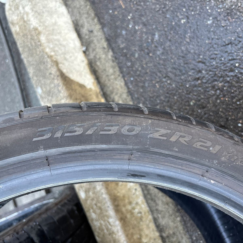 315/30ZR21 ピレリ　P ZERO 中古夏タイヤ２本セット:25000円