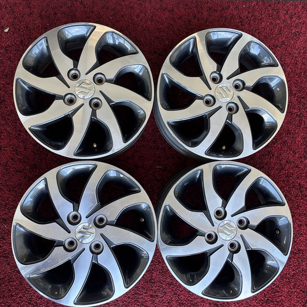 スズキ純正ホイール!! 14x4.5J +50 4本セット ワゴンRに 中古 売切!! スズキ純正 14インチアルミホイール4.5J +50 ４本 - メルカリ