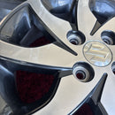 スズキ純正14x4.5J/+50/100/4H/軽自動車用 中古アルミホイール 4本セット:15000円