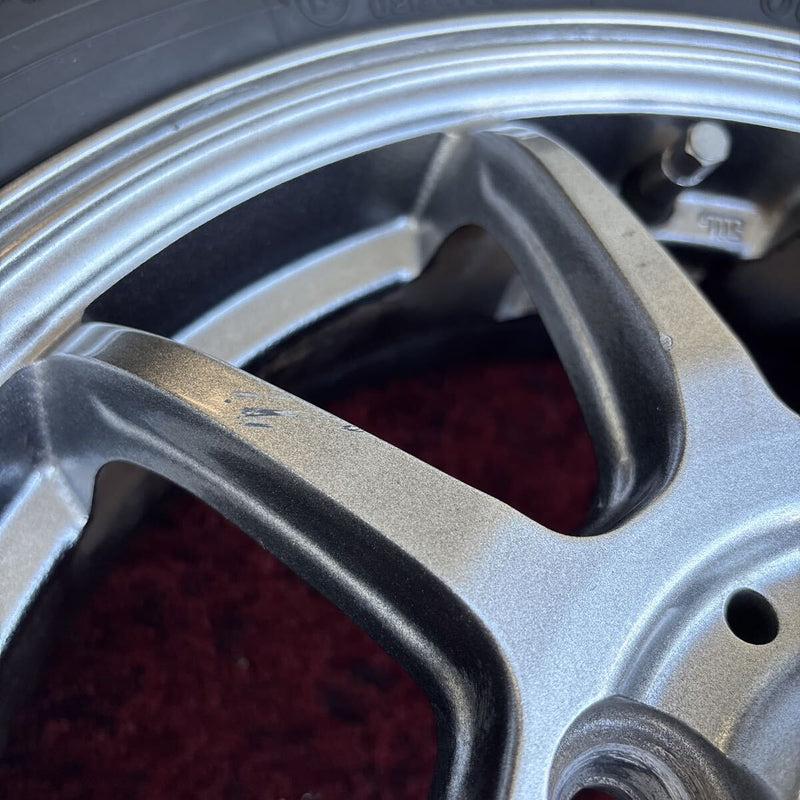 155/65R14 YOKOHAMA ホイール付スタッドレスタイヤ4本セット:33500円 Ｂ