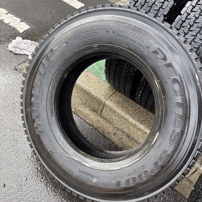 225/80R17.5 激安美品　　YOKOHAMA/ダンロップ　6本セット:42000円