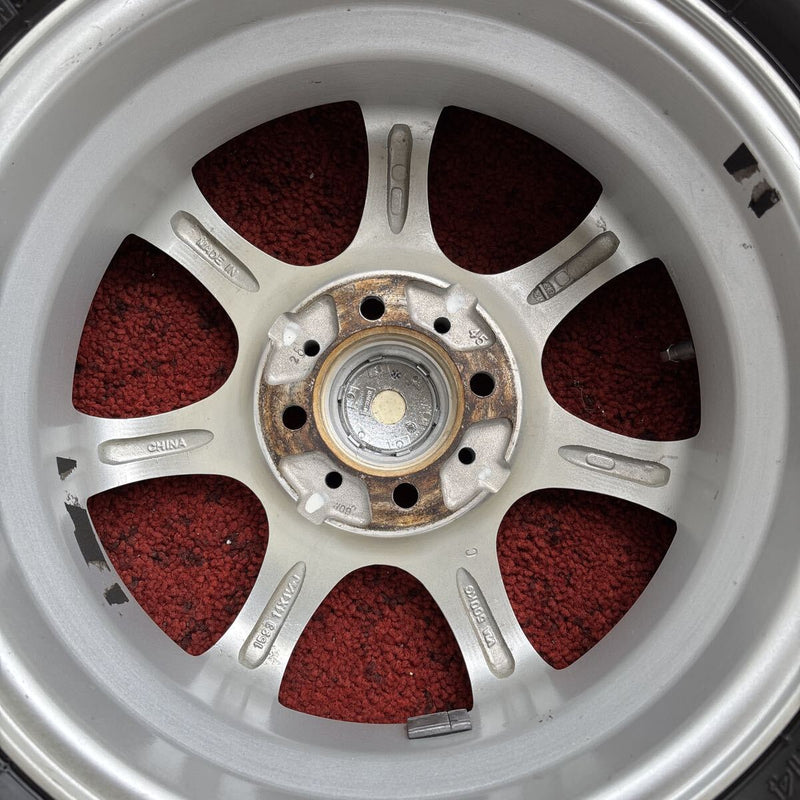 155/65R14 ブリヂストン 軽自動車用　中古ホイール付きスタッドレスタイヤ4本セット　:24000円