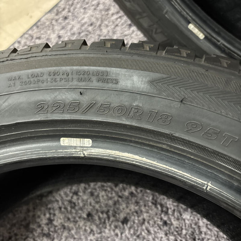 225/50R18 MAX TREK M7 中古スタッドレス　4本セット:20000円