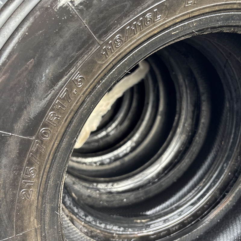 215/70R17.5 LT ヨコハマ IG91 中古冬タイヤ 6本セット:40000円