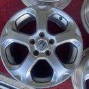 アルミホイール：17×6Ｊ、OFF 55 、 激安美品　5穴　、(タイヤサイズ205/55R17などに使用)4本セット:28000円