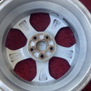 アルミホイール：17×6Ｊ、OFF 55 、 激安美品　5穴　、(タイヤサイズ205/55R17などに使用)4本セット:28000円