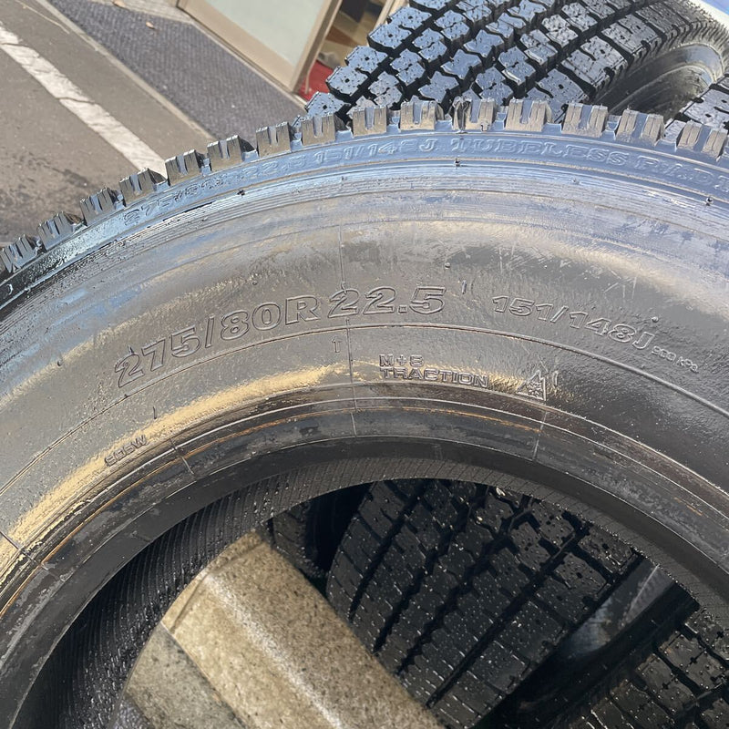 275/80R22.5 激安美品　再生中古　　ほぼ新品　　　4本セット:88000円