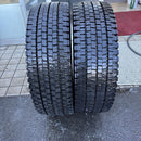 265/70R19.5 DUNLOP SP001深溝 中古冬タイヤ 2本セット:30000円