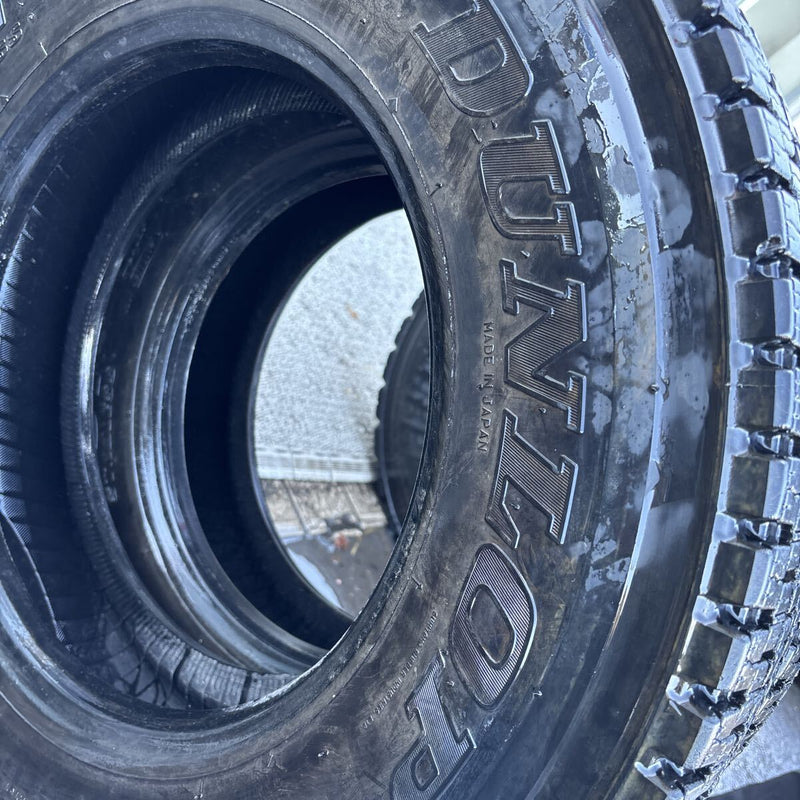 225/80R17.5 DUNLOP SP001中古冬タイヤ 2本セット:16000円