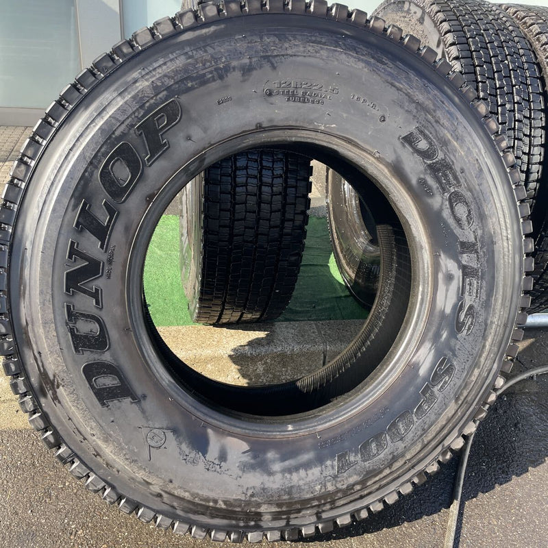 12R22.5 . 16PR ダンロップ　激安美品　2021年 中古地山　　2本セット:44000円