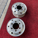 アルミホイール　 17.5×6.75 . 6穴 (245/80R17.5 などに使用) 激安美品　　2本セット：24000円