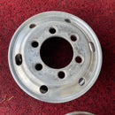 アルミホイール　 17.5×6.75 . 6穴 (245/80R17.5 などに使用) 激安美品　　2本セット：24000円