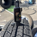 155/65R13 BRIDGESTONE VRX 中古スタッドレスアルミホイール付き4本セット：28000円